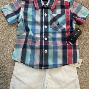 Brand New with tags Boys Nautica outfit 12 months